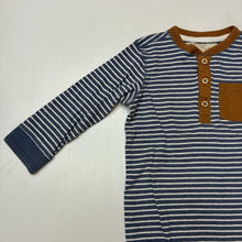 Load image into Gallery viewer, Boys H&amp;M, striped long sleeve top, wash fade, FUC, size 1,  