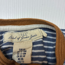 Load image into Gallery viewer, Boys H&amp;M, striped long sleeve top, wash fade, FUC, size 1,  