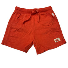 Load image into Gallery viewer, Boys purebaby, orange organic cotton shorts, elasticated, EUC, size 5,  