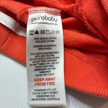 Load image into Gallery viewer, Boys purebaby, orange organic cotton shorts, elasticated, EUC, size 5,  