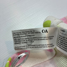 Load image into Gallery viewer, Girls C&amp;A, ribbed stretchy bike shorts, butterflies, EUC, size 6,  