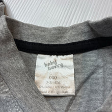 Load image into Gallery viewer, Boys Baby Berry, grey marle tee / top, digger, FUC, size 000,  