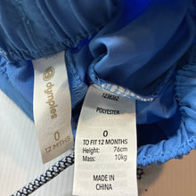 Load image into Gallery viewer, Boys Dymples, lightweight board shorts, elasticated, EUC, size 0,  