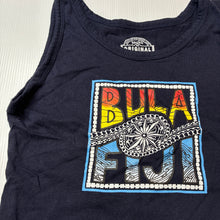 Load image into Gallery viewer, Boys Jack's The Original, navy cotton singlet top, EUC, size 4,  