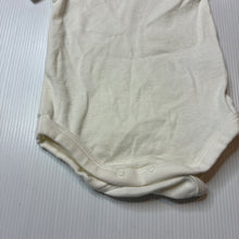 Load image into Gallery viewer, Unisex Dymples, organic cotton bodysuit / romper, EUC, size 000,  