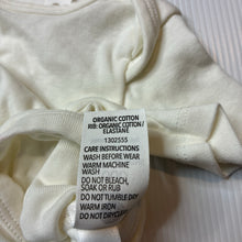 Load image into Gallery viewer, Unisex Dymples, organic cotton bodysuit / romper, EUC, size 000,  