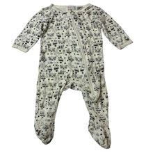 Load image into Gallery viewer, Boys Minifin, cotton zip coverall / romper, GUC, size 00,  