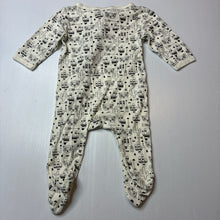 Load image into Gallery viewer, Boys Minifin, cotton zip coverall / romper, GUC, size 00,  