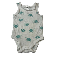 Load image into Gallery viewer, Unisex Dymples, stretchy singletsuit romper, tortoises, GUC, size 0,  