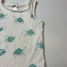 Load image into Gallery viewer, Unisex Dymples, stretchy singletsuit romper, tortoises, GUC, size 0,  