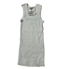 Load image into Gallery viewer, Unisex Target, white ribbed cotton singlet top, FUC, size 00,  
