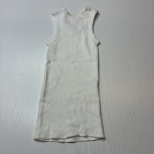 Load image into Gallery viewer, Unisex Target, white ribbed cotton singlet top, FUC, size 00,  