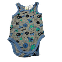 Load image into Gallery viewer, Boys Dymples, cotton singletsuit romper, GUC, size 000,  