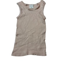 Load image into Gallery viewer, Girls Baby Berry, pink ribbed cotton singlet top, EUC, size 00,  