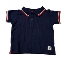Load image into Gallery viewer, Boys Target, navy cotton polo shirt top, EUC, size 00,  