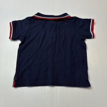 Load image into Gallery viewer, Boys Target, navy cotton polo shirt top, EUC, size 00,  