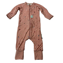 Load image into Gallery viewer, Girls ergoPouch, 1.0 Tog organic cotton/bamboo sleepsuit, EUC, size 000,  
