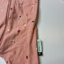 Load image into Gallery viewer, Girls ergoPouch, 1.0 Tog organic cotton/bamboo sleepsuit, EUC, size 000,  