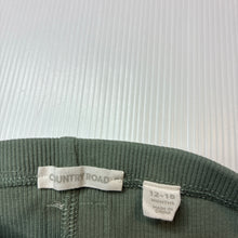 Load image into Gallery viewer, Girls Country Road, organic cotton blend ribbed leggings, EUC, size 1,  