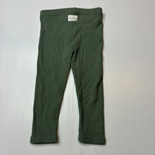 Load image into Gallery viewer, Girls Country Road, organic cotton blend ribbed leggings, EUC, size 1,  
