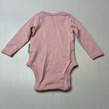 Load image into Gallery viewer, Girls Rupert &amp; Jane, pink cotton bodysuit / romper, EUC, size 000-00,  
