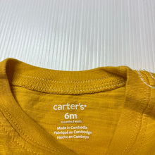 Load image into Gallery viewer, Boys Carters, cotton long sleeve tee / top, digger, EUC, size 00,  