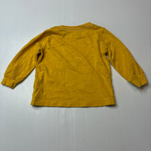 Load image into Gallery viewer, Boys Carters, cotton long sleeve tee / top, digger, EUC, size 00,  