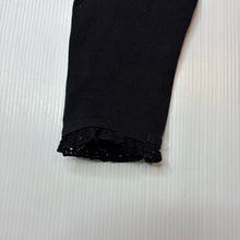 Load image into Gallery viewer, Girls Next, lace trim stretchy leggings, EUC, size 1,  