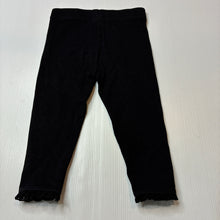 Load image into Gallery viewer, Girls Next, lace trim stretchy leggings, EUC, size 1,  