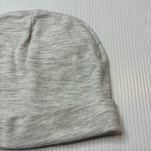 Load image into Gallery viewer, Unisex Baby Berry, grey marle lightweight hat / beanie, EUC, size 0000-000,  