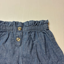Load image into Gallery viewer, Girls Anko, chambray cotton shorts, elasticated, EUC, size 4,  