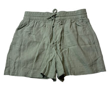 Load image into Gallery viewer, Girls Target, green linen / viscose shorts, elasticated, EUC, size 8,  