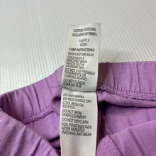Load image into Gallery viewer, Girls KID, purple stretchy bike shorts, GUC, size 5,  