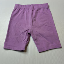 Load image into Gallery viewer, Girls KID, purple stretchy bike shorts, GUC, size 5,  