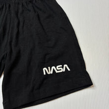 Load image into Gallery viewer, Boys SHEIN, soft feel shorts, elasticated, NASA, EUC, size 2,  