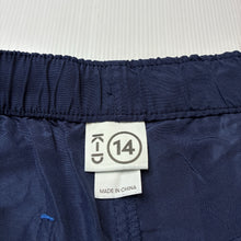 Load image into Gallery viewer, Boys KID, navy lightweight board shorts, elasticated, EUC, size 14,  