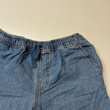 Load image into Gallery viewer, Boys Cotton On, blue denim shorts, elasticated, EUC, size 8,  