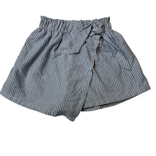 Load image into Gallery viewer, Girls SHEIN, blue &amp; white stripe shorts / skort, elasticated, GUC, size 11-12,  
