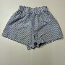 Load image into Gallery viewer, Girls SHEIN, blue &amp; white stripe shorts / skort, elasticated, GUC, size 11-12,  