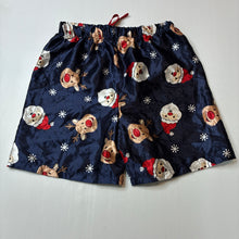 Load image into Gallery viewer, Boys Tilt, Christmas satin pyjama shorts, EUC, size 12,  