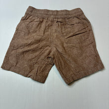 Load image into Gallery viewer, Boys Target, cotton / linen shorts, elasticated, EUC, size 6,  