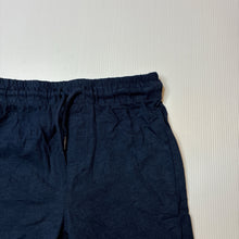 Load image into Gallery viewer, Unisex Anko, navy cotton shorts, elasticated, EUC, size 3,  