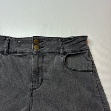Load image into Gallery viewer, Girls Anko, stretch denim shorts, adjustable, GUC, size 14,  