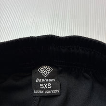 Load image into Gallery viewer, Unisex Besteam, black sports / activewear shorts, elasticated, EUC, size 6,  