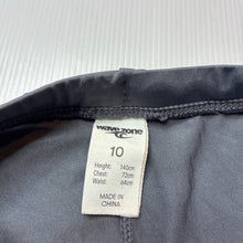 Load image into Gallery viewer, Boys Wave Zone, grey swim shorts, elasticated, FUC, size 10,  