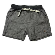 Load image into Gallery viewer, Boys Fox &amp; Finch, grey cotton shorts, elasticated, GUC, size 6,  