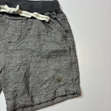 Load image into Gallery viewer, Boys Fox &amp; Finch, grey cotton shorts, elasticated, GUC, size 6,  