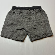 Load image into Gallery viewer, Boys Fox &amp; Finch, grey cotton shorts, elasticated, GUC, size 6,  
