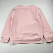 Load image into Gallery viewer, Girls Anko, pink fleece lined sweater / jumper, pilling, FUC, size 5,  
