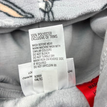 Load image into Gallery viewer, Unisex LOONEY TUNES, Bugs Bunny fleece all-in-one pyjamas, EUC, size 4,  